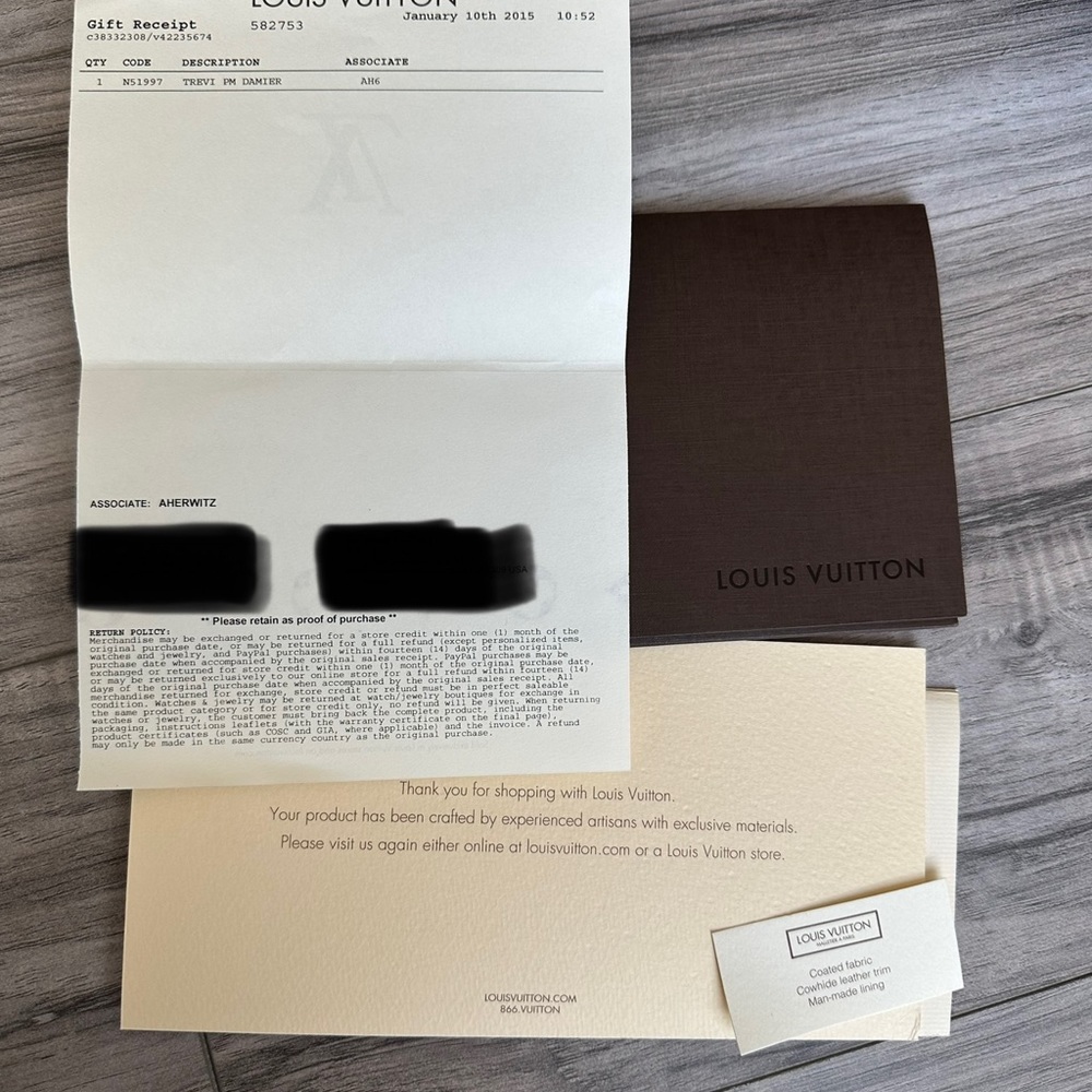 Louis Vuitton Trevi PM damier - Picture 7 of 10